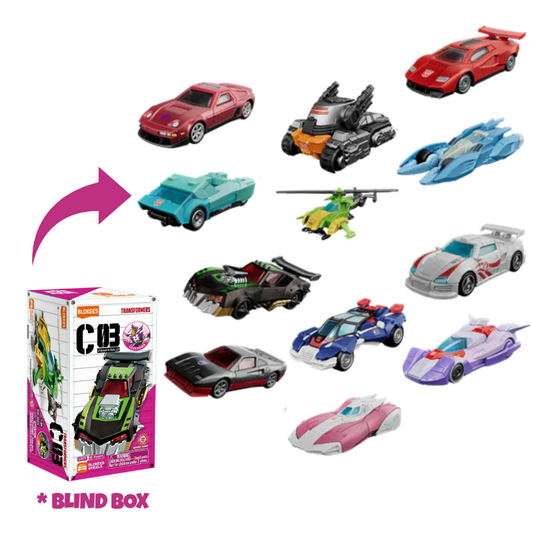 Blokees Transformers Wheels C03 – Collectible 1:64 Scale Vehicle Building Kit for Kids Ages 6 Years Old and Above