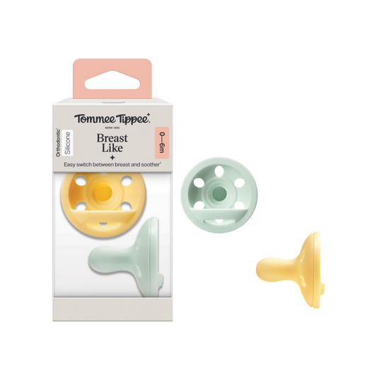 Tommee Tippee Breast-Like Pacifier - 0-6m, 2 Pack