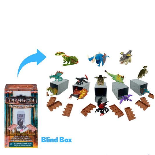 How To Train A Dragons: World of Berk Arena Dragons Mystery Pack – Collectible Dragon Figure & Arena Playset for Kids Ages 5 and Up