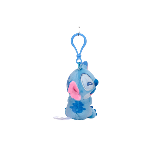 Disney Stitch Foodie Friends Plush Keychain - Pink Frosted Donut Stitch
