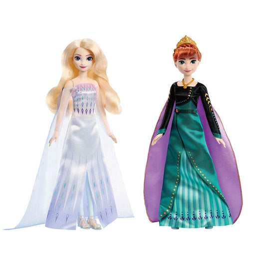 Disney Frozen 10th Anniversary Queen Anna & Elsa The Snow Queen 2 Pack