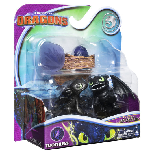 How to Train your Dragons Mini Dragons Evolution Pack (Toothless)