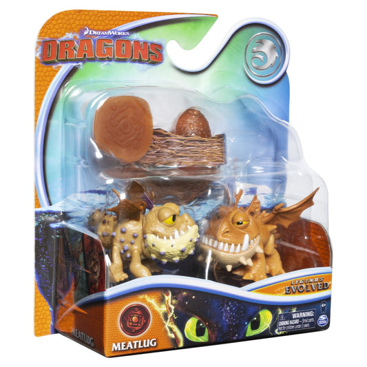 How to Train your Dragon Mini Dragons Evolution Pack (Meatlug)