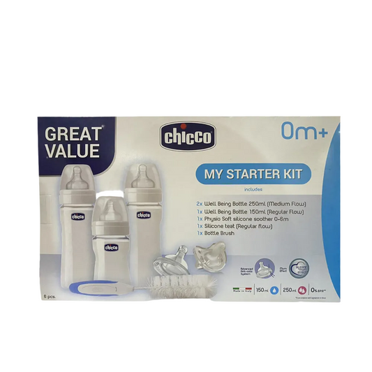 Chicco My Starter Kit Well Being Bottle Set All-in-One