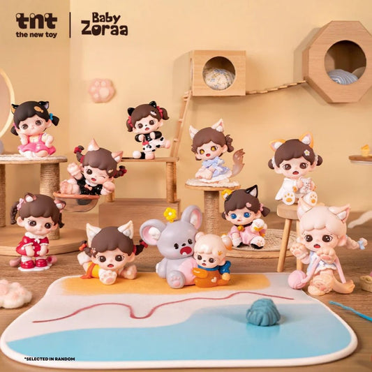TNT Zoraa Meow Cat Face Mini Figures Blind Box Series