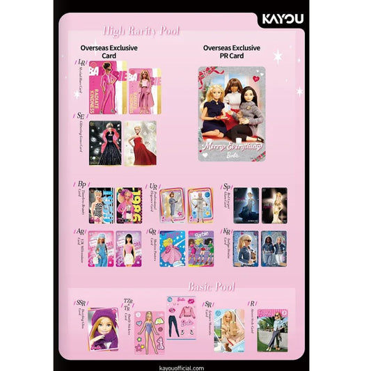 Kayou Barbie Fantasy Unlimited Collectible Trading Cards – True Self Edition (1 Pack)