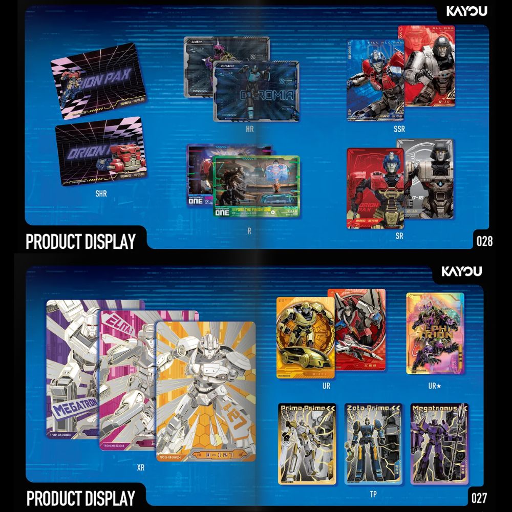 Kayou Transformers One Horizon Collectible Card Game Origin Pack