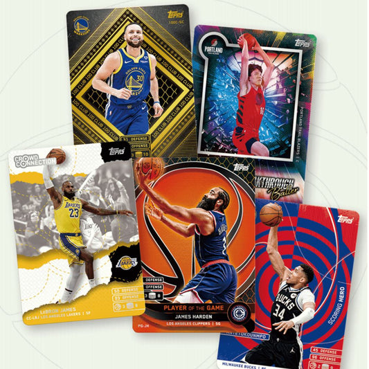 Kayou 2025 NBA Match Attax Basketball Trading Cards Game (1 Pack)