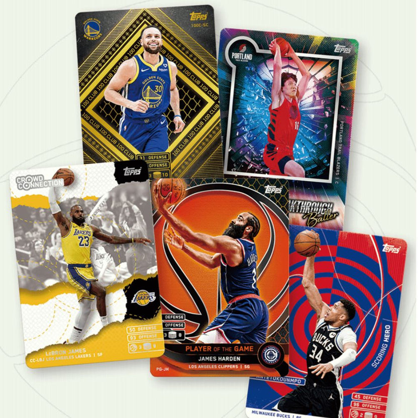 Kayou 2025 NBA Match Attax Basketball Trading Cards Game (1 Pack ...