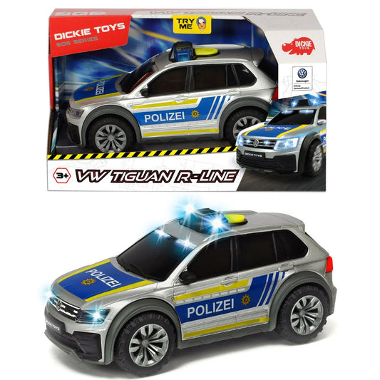 Dickie Toys 25cm Police VW Tiguan R-Line Toy Vehicle