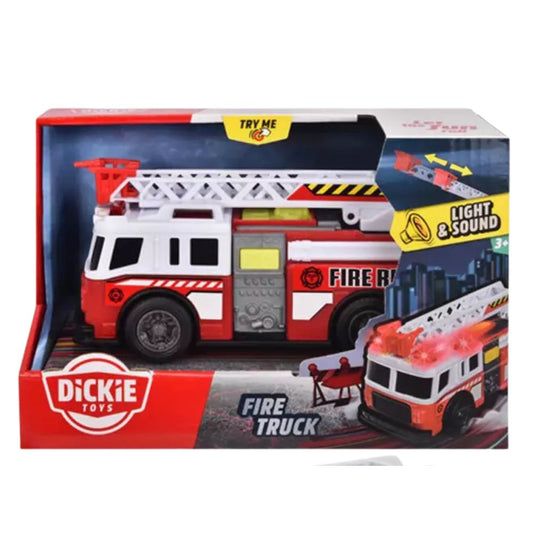 Dickie Toys 15cm Fire Truck Toy Vehicle with Lights & Souds