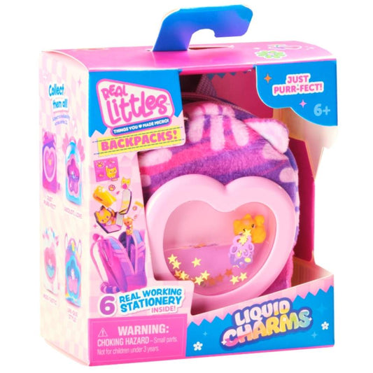 Real Littles Liquid Charms Mini Backpack Single Pack (Just Purr-fect)