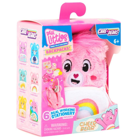 Real Littles Care Bears Mini Backpack Single Pack (Cheer Bear)