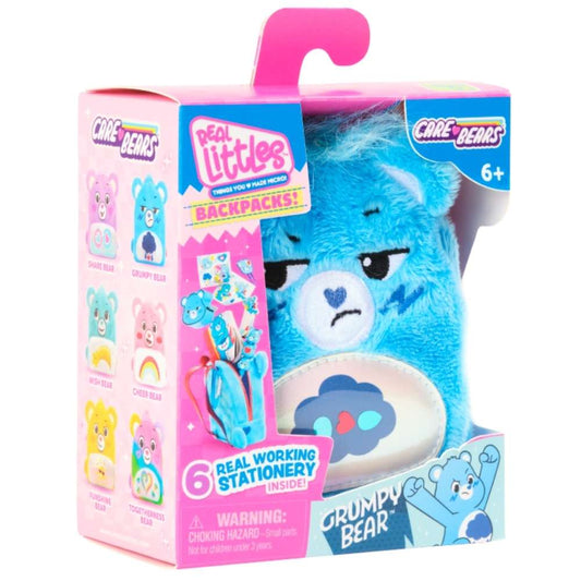 Real Littles Care Bears Mini Backpack Single Pack (Grumpy Bear)