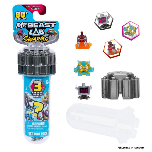 MrBeast Battle Fusion Series Lab Swarms S4 Test Tube 3 Pack