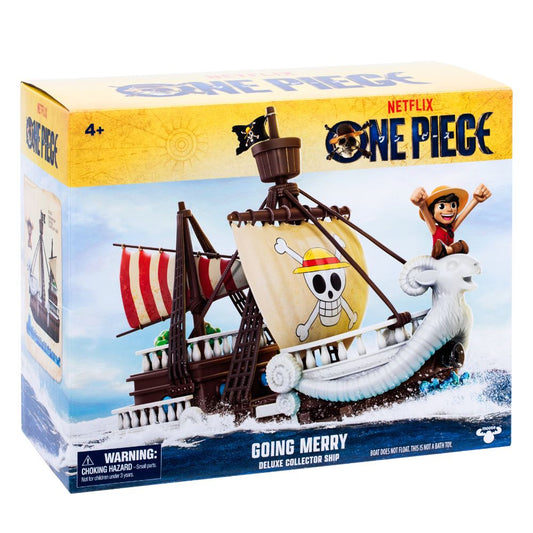 One Piece Going Merry Collector Display Ship Playset with Exclusive Luffy Figure