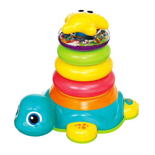 Starkids Five Star 2-in-1 Bump & Go Turtle Stacking Set