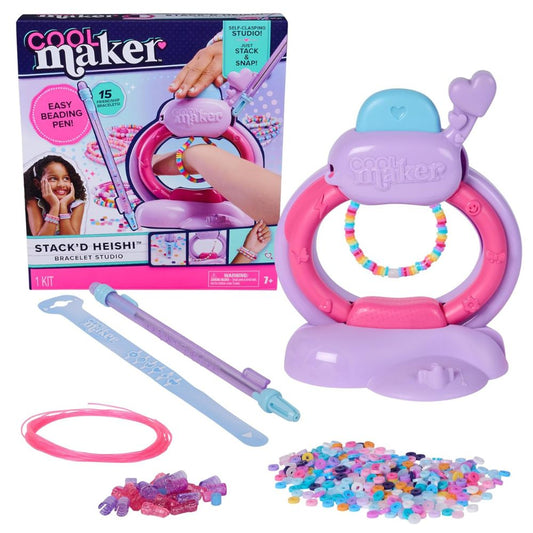 Cool Maker Stack’d Heishi Studio DIY Bracelet Making Kit