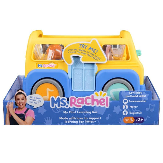 Ms. Rachel My First Learning Bus with 2 Figures & Sounds