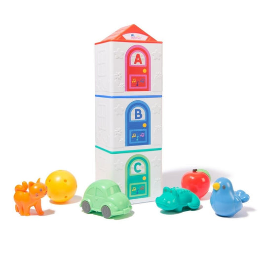 Ms. Rachel Learning Stacking Houses Building Toys
