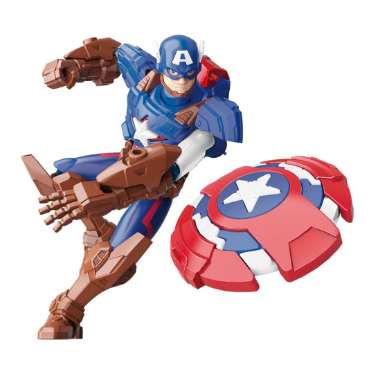 Keepplay Marvel Cosmic Conflict Captain America Super Armor Poseable Model Kit