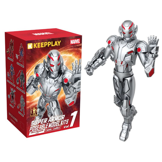 Keepplay Marvel Cosmic Conflict Ultron Super Armor Poseable Model Kit