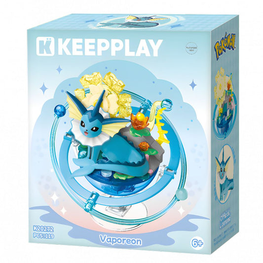Keepplay Pokémon Vaporeon Planet Series Building Blocks