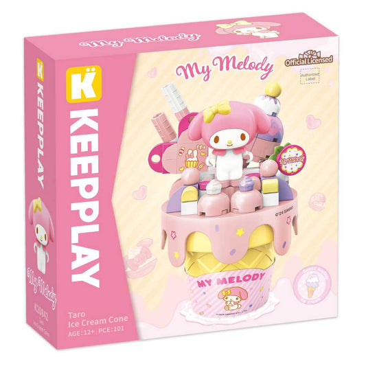Keeppley My Melody Mashed Taro Cone Building Blocks