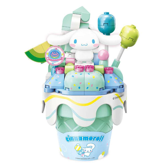 Keeppley Cinnamoroll Marshmallow Ice Cream Cone Building Blocks