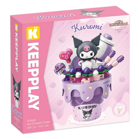 Keeppley Kuromi Grape Ice Cream Cone Building Blocks