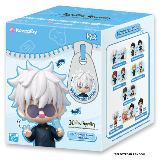 Keepplay Jujutsu Kaisen Zippie Figure Vol. 1: Blue-Green Memories Blind Box Series