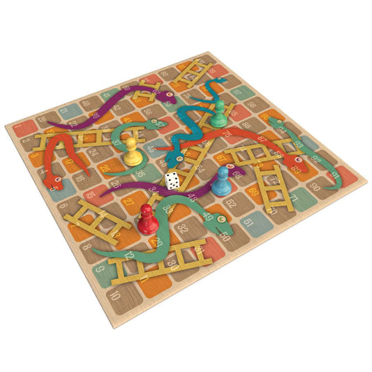 Cardinal Games Traditions Snakes and Ladders Board Game