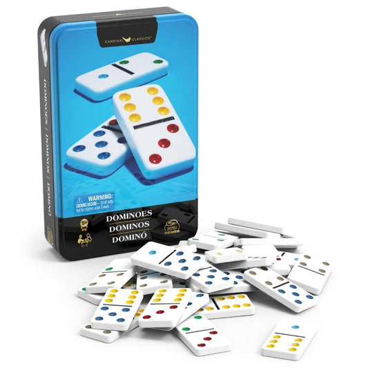 Cardinal Classics Double 6 Domino in Tin