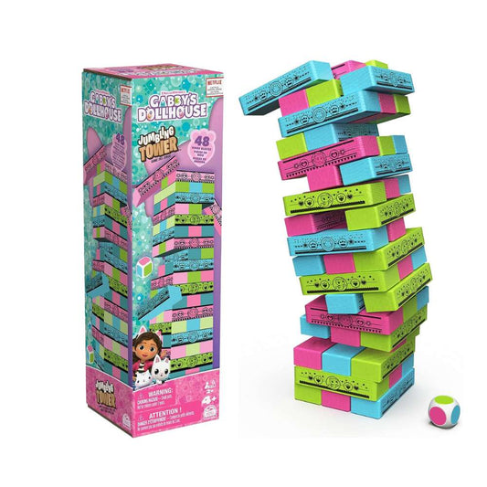 Spin Master Games Gabby's Dollhouse Jumbling Tower