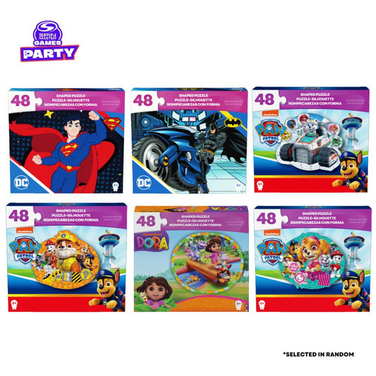 Spin Master Games Party – 48-Piece Shaped Puzzle (Assorted Designs)