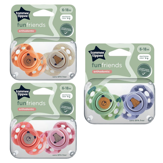 Tommee Tippee Fun Friends Soft Silicone Soother