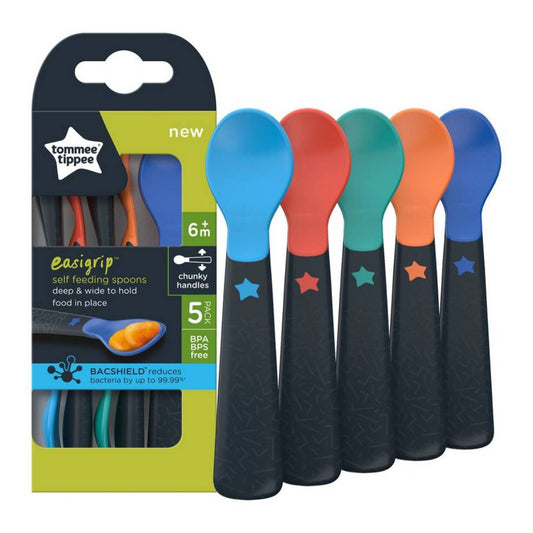 Tommee Tippee 4-Pack Easy Grip Self Feeding Spoon For 6m+