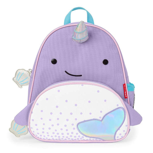 Skip Hop Zoo Little Kid Backpack- Narwhal Design