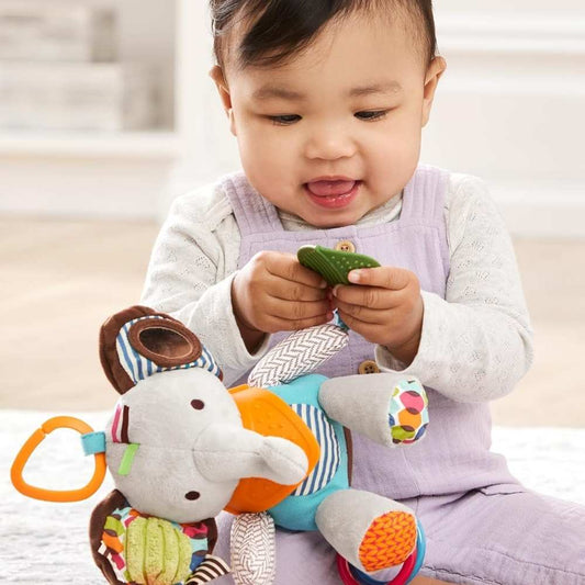 Skip Hop Bandana Buddies Elephant Plush Baby Activity Toy