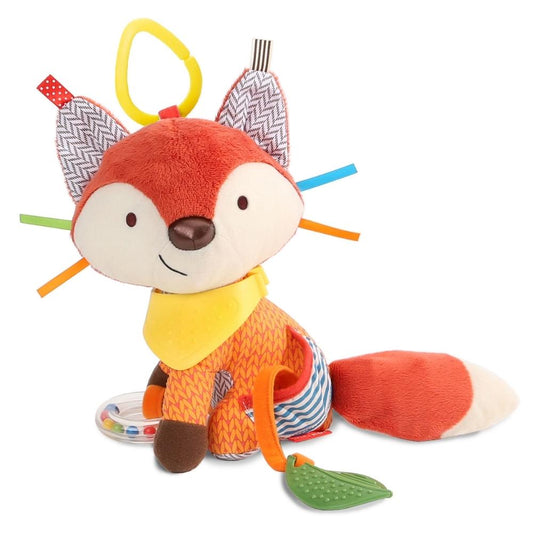 Skip Hop Fox Bandana Buddies Baby Activity Plush Toy w/ Removable Soft Teether