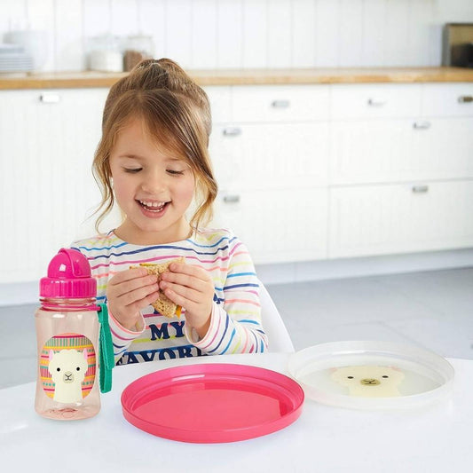 Skip Hop ZOO Smart Serve Non-Slip Plates- Llama