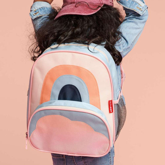 Skip Hop Spark Style Little Kid Backpack- Rainbow Design