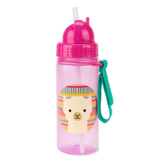 Skip Hop Zoo Straw Bottle 13-oz.- Llama Design