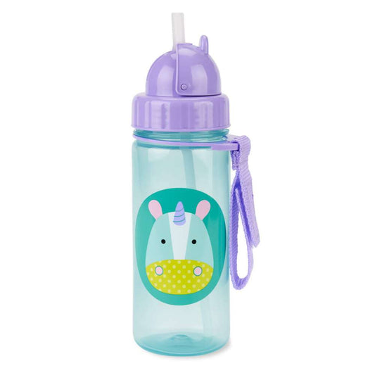 Skip Hop Zoo Straw Bottle 13-oz.- Unicorn Design