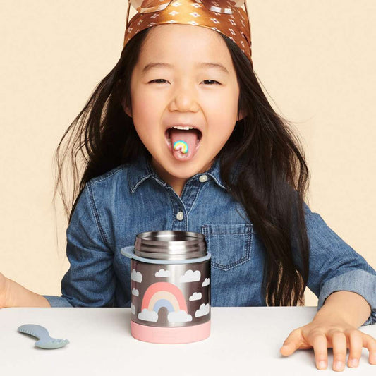 Skip Hop Spark Style Food Jar- Rainbow Design