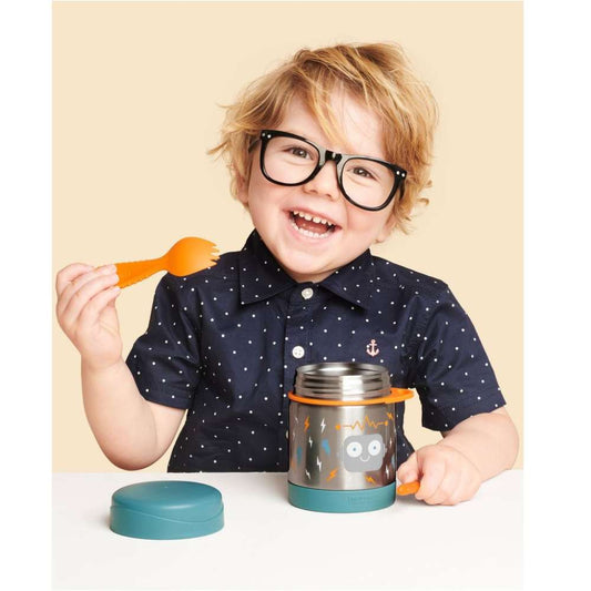 Skip Hop Spark Style Food Jar- Robot Design