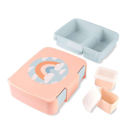 Skip Hop Spark Style Bento Lunch Box- Rainbow Design