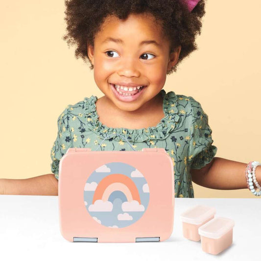 Skip Hop Spark Style Bento Lunch Box- Rainbow Design