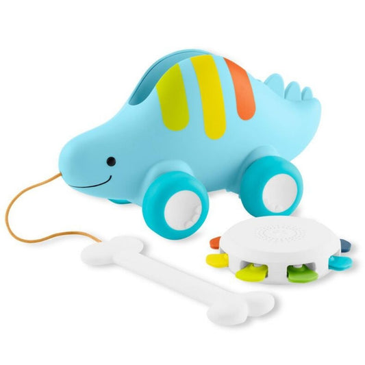 Skip Hop Explore & More Dinosaur 3-in-1 Baby Musical Pull Toy