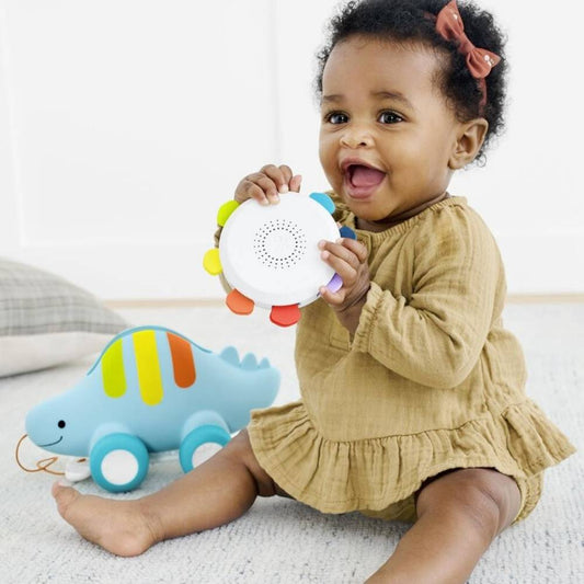 Skip Hop Explore & More Dinosaur 3-in-1 Baby Musical Pull Toy